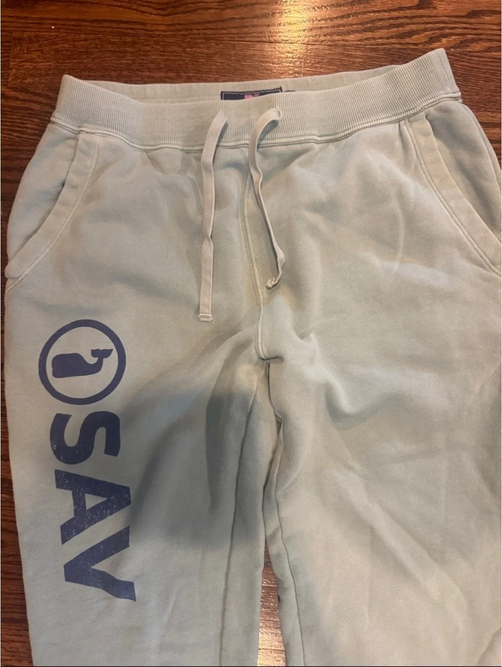 Vineyard Vines Sweatpants in a washed green cotton Men’s Size Small
